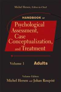 Handbook of Psychological Assessment, Case Conceptualization, and Treatment : Adults 〈1〉