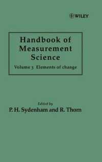 Handbook of Measurement Science : Elements of Change (Wiley Series in Measurement Science and Technology) 〈003〉