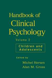 Handbook of Clinical Psychology : Children and Adolescents 〈2〉