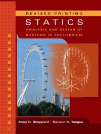 Statics : Analysis and Design of Systems in Equilibrium