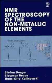 Nmr Spectroscopy of the Non-Metallic Elements