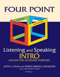 Four Point Listening and Speaking Intro : English for Academic Purposes