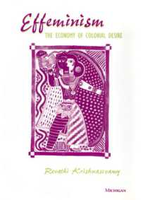 Effeminism : The Economy of Colonial Desire