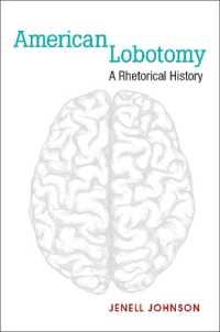 American Lobotomy : A Rhetorical History (Corporealities: Discourses of Disability)
