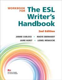 Workbook for the ESL Writer's Handbook (Pitt Series in English as a Second Language) （2ND）