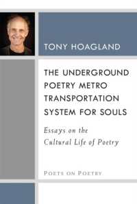 The Underground Poetry Metro Transportation System for Souls : Essays on the Cultural Life of Poetry (Poets on Poetry)