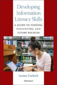 Developing Information Literacy Skills : A Guide to Finding, Evaluating, and Citing Sources