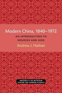 Modern China, 1840-1972 : An Introduction to Sources and Research AIDS (Michigan Monographs in Chinese Studies)