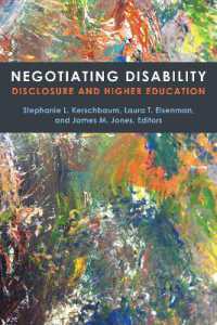 Negotiating Disability : Disclosure and Higher Education (Corporealities: Discourses of Disability)