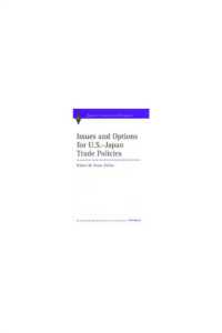 日米通商政策における論点と選択肢<br>Issues and Options for U.S.-Japan Trade Policies (Studies in International Economics)