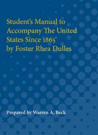Student's Manual to Accompany the United States since 1865 by Foster Rhea Dulles