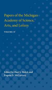 Papers of the Michigan Academy of Science, Arts and Letters : containing papers submitted at the annual meeting in 1922