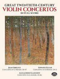 Great 20th-Century Violin Concertos in Full Score