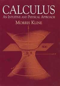 Calculus : An Intuitive and Physical Approach (Second Edition) (Dover Books on Mathema 1.4tics)
