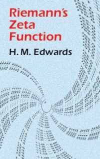 Riemann's Zeta Function (Dover Books on Mathema 1.4tics)