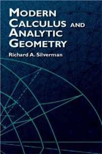 Modern Calculus and Analytic Geometry (Dover Books on Mathema 1.4tics)