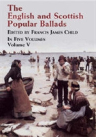 English and Scottish Popular Ballads: v.5 -- Paperback / softback 〈5〉 （New ed）