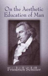 シラー『人間の美的教育について』（英訳・再刊）<br>On the Aesthetic Education of Man