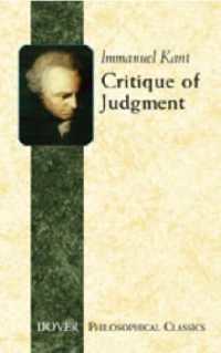 Critique of Judgement (Dover Philosophical Classics)