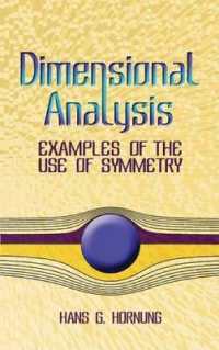 Dimensional Analysis : Examples of the Use of Symmetry (Dover Books on Physics)