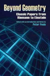Beyond Geometry : Classic Papers from Riemann to Einstein (Dover Books on Mathema 1.4tics)