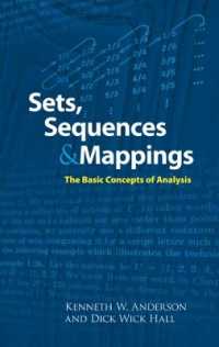 Sets, Sequences and Mappings : The Basic Concepts of Analysis (Dover Books on Mathema 1.4tics)