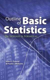 Outline of Basic Statistics : Dictionary and Formulas (Dover Books on Mathema 1.4tics)