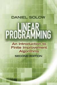 Linear Programming: an Introduction to Finite Improvement Algorithms : Second Edition (Dover Books on Mathema 1.4tics)