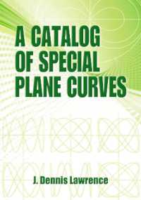 A Catalog of Special Plane Curves (Dover Books on Mathema 1.4tics)