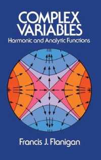 Complex Variables : Harmonic and Analytic Functions (Dover Books on Mathema 1.4tics)