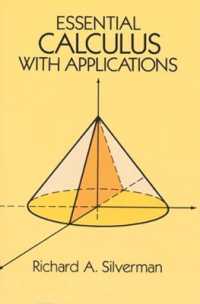 Essential Calculus with Applications (Dover Books on Mathema 1.4tics)