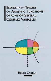 The Elementary Theory of Analytic Functions of One or Several Complex Variables (Dover Books on Mathema 1.4tics)
