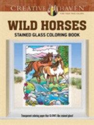 Wild Horses Stained Glass Coloring Book (Creative Haven) （CLR）