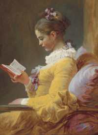 A Young Girl Reading Notebook （NTB）