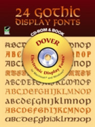 24 Gothic Display Fonts (Dover Electronic Display Fonts Series) （PAP/CDR）