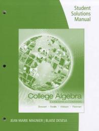 Student Solutions Manual for Stewart/Redlin/Watson/Panman's College Algebra: Concepts and Contexts
