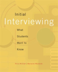Initial Interviewing : What Students Want to Know （1 PAP/DVD）