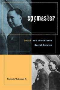 Spymaster : Dai Li and the Chinese Secret Service