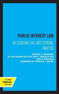 Public Interest Law : An Economic and Institutional Analysis