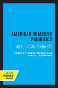 American Domestic Priorities : An Economic Appraisal