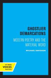 Ghostlier Demarcations : Modern Poetry and the Material Word