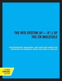 Red System of the Cn Molecule (Berkeley Analyses of Molecular Spectra) -- Paperback / softback