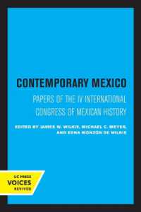 Contemporary Mexico : Papers of the IV International Congress of Mexican History (Latin American Studies Center, Ucla)