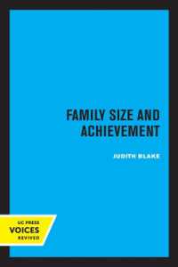 Family Size and Achievement (Studies in Demography)