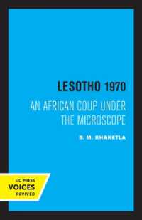 Lesotho 1970 : An African Coup under the Microscope (Perspectives on Southern Africa)