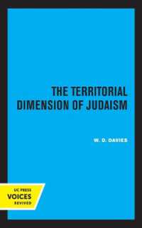 The Territorial Dimension of Judaism (Quantum Books)