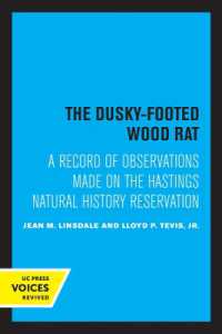 The Dusky-Footed Wood Rat : A Record of Observations Made on the Hastings Natural History Reservation