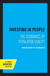 Investing in People : The Economics of Population Quality (The Royer Lectures)