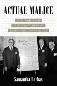 Actual Malice : Civil Rights and Freedom of the Press in New York Times v. Sullivan