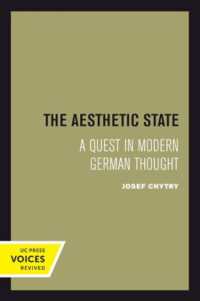 The Aesthetic State : A Quest in Modern German Thought